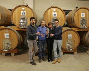 Un filare di Nebbiolo da Barbaresco